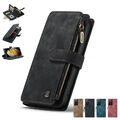 Hülle für Samsung S23 S22 Ultra S21 FE A54 A34 A53 Flip Leder Card Wallet Cover