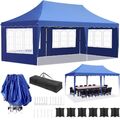 Falt Pavillon 3x6m Partyzelt 100% WASSERDICHT Pavillion Gartenzelt UV-Schutz 50+