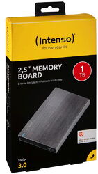 Intenso HDD externe Festplatte Memory Board 2,5 Zoll 1TB USB 3.0 anthrazit