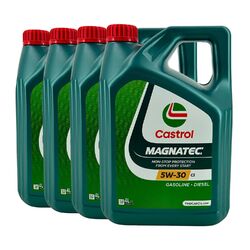 CASTROL Magnatec 5W-30 C3 PKW-Motorenöl Renault RN0700 RENAULT RN0710, 4x4 Liter