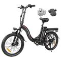 Klapprad Elektrofahrrad E-Bike 20 Zoll 48V 12AH Shimano 7Gang Pedelec e Citybike