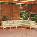 Garten Lounge Set Gartenmöbel Sofa Sitzgruppe 6-tlg. Kiefer Massivholz vidaXL