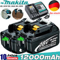 2X Für Original Makita BL1860B Akku /Ladegerät 18V 6,0Ah 12,0Ah BL1850B BL1830B