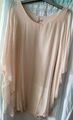 Ibiza Tunika Bluse Gr. XL lachs Baumwolle/Viscose figurkaschierend doppellagig 