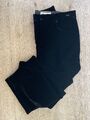 Saint Laurent Samthose Hose Samt lang ausgestellt schwarz Gr. 34 XS