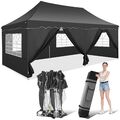 Pavillon 3x3/6m Partyzelt Festzelt Gartenzelt UV-Schutz Wasserdicht UV-Schutz DE