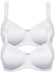 SUSA 2er Sparpack Minimizer BH mit Bügel 8013 Gr. 75-105 B-G in vielen Farben