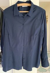 dunkelblaue Damen Bluse Eterna Gr 42