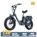 Elektrofahrrad 20 Zoll EBike 500W E Mountainbike Fatbike EFahrrad Pedelec 40KM/H