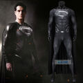 Justice League Superman Cosplay Costume Bodysuit Zentai Tight Kostüm Schwarz