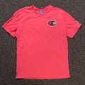 Champion T-Shirt (pink) mit logo auf Brust und Arm Gr: M