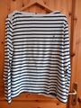 Tommy HILFIGER CURVE  Langarm Shirt Gr. 44/46 (54) schwarz/weiß  w. NEU***