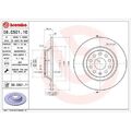 2x Bremsscheibe BREMBO 08.C501.11 passend für AUDI SEAT SKODA VW AUDI (FAW)