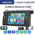 Für BMW 3er E46 M3 Rover 75 MGZT Android 13 GPS Autoradio CarPlay 2+64G DAB+ KAM