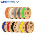 1-10kg ELEGOO RAPID PLA+ Filament Schwarz 1.75mm Filament für 3D Drucker