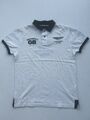 Hackett Aston Martin Racing Herren Poloshirt weiß Größe M