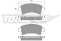 TOMEX Brakes Bremsbelagsatz, Scheibenbremse TX 18-11 für FIAT