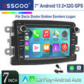 7" Autoradio 2+32G Android13 Carplay GPS Für Renault Dacia Duster Sandero Captur