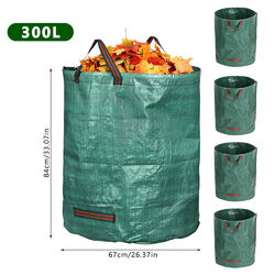 1/4x 272/500 LITER GARTENSACK LAUBSACK RASENSACK GARTENABFALLSACK GARTENTASCHE