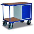 Werkstattwagen m. Schubladen, Schrank und Arbeitsplatte mobile Werkbank 60x106cm