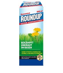 Roundup Rasen-Unkrautfrei Konzentrat 500ml | RasenunkrautvernichterKonzentrat zur Behandlung von Unkräutern im Rasen