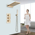 Thermostat Unterputz Duscharmatur iBox Regendusche Duschsystem Handbrause Set