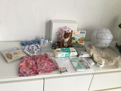 18 TEIL BABY PFLEGE PAKET GROß PAMPERS SEBA MED PENATEN RASCAL FIL NOIR BADEHOSE