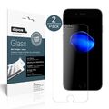 2x Schutzfolie für Folie f. Display matt Apple iPhone 7 Plus Displayfolie 9H