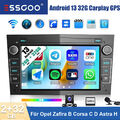 Für Opel Zafira B Corsa C D Astra H Vectra Android 13 Autoradio NAVI GPS Carplay