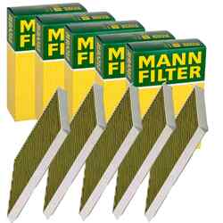 5x MANN-FILTER FP 3461/1 INNENRAUMFILTER ALLERGIKER-AKTIVKOHLEFILTER 5-STÜCK!