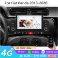 7" Android13 GPS CarPlay 4GB+32GB WIFI Autoradio für Fiat Panda 2013-2020 DSP BT