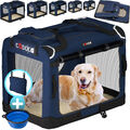 CADOCA® Hundetransportbox Transporttasche Haustiertransportbox atmungsaktiv Hund