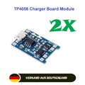 2x TP4056 Micro-USB 18650 Li-Ion LiPo Modul 5V 1A Laderegler Charger Schutz BMS