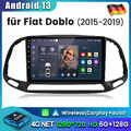 Für Fiat Doblo 2015-2019 6+128G Carplay Android13 Autoradio GPS Navi WIFI BT DSP