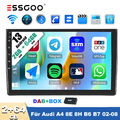 Für Audi A4 8E 8H B6 B7 2000-09 Autoradio 2+64GB Android 13 GPS Navi DAB+