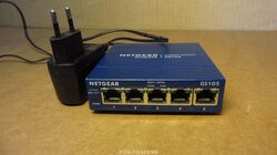 Netgear GS105 V5 Fanless Unmanaged 5-Port Gigabit LAN Network Switch INCL PSU