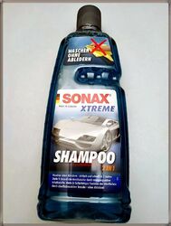 (8,90€/L) SONAX XTREME Shampoo 2 in 1 Autoshampoo 1L Konzentrat ohne Abledern