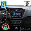 8-Kern 4+64GB Android14 CarPlay Autoradio GPS Navi+Kam Für HYUNDAI i20 2015-2017