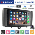 DAB+ 64G Android 13 CarPlay Autoradio GPS RDS KAM Für Smart Fortwo 451 2010-2015