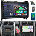 6+128G Autoradio Android 13 DAB+ Für Mercedes W169 W639 Vito Viano W906 Sprinter