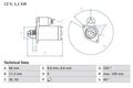 Bosch Starter 0986023660 für Fiat Opel Alfa Chevrolet Croma Corsa E 06->