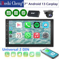 Double 2 DIN DAB+ Android 13 4+64G Carplay Autoradio Bluetooth GPS RDS WiFi NAVI