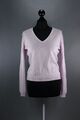 Joe Taft Damen Pulli Pullover 40 rosa V-Ausschnitt Feinstrick 100% Kaschmir B291