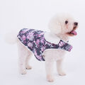 Herbst Winter Haustier Kleidung Blume Gedruckt Revers Bauch Aufkleber Hund F