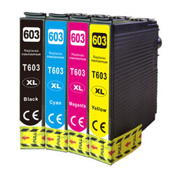 4x Patronen 603 für Epson 603 XL XP-3150 XP-3105 XP-2100 XP-2105 XP-4100 XP-4155