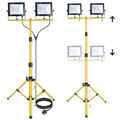 LED Fluter Baustrahler Stativ Arbeitsleuchte Scheinwerfer mit Stecker Strahler