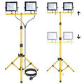 LED Fluter Baustrahler Stativ Arbeitsleuchte Scheinwerfer mit Stecker Strahler