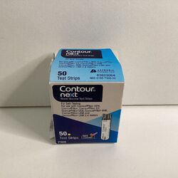 A011 Contour Next 50 Teststreifen Blutzucker Glucose MHD 02/25