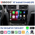 Für VW Golf VII MK7 2013-2017 Carplay Autoradio DAB Android13 GPS NAVI 4+64G KAM