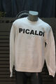 Picaldi 3050 Basic Sweatshirt Pullover weiß white neu mit Logoprint Berlin Kiez